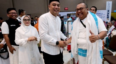 Wali Kota Eri Cahyadi Titip Ini pada Calon Jemaah Haji asal Surabaya