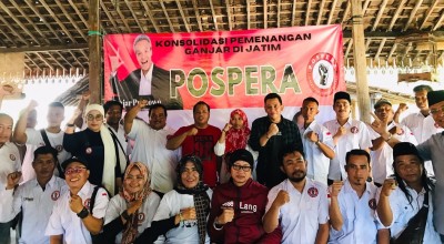 Pospera Jatim Siap Gerilya Door to Door Menangkan Ganjar Pranowo