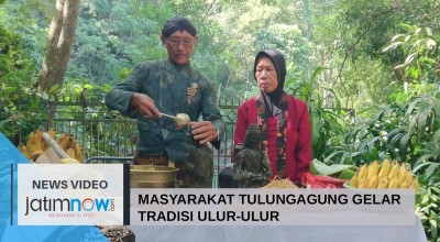Masyarakat Tulungagung Gelar Tradisi Ulur-Ulur