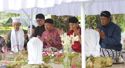 Pesan Bupati Trenggalek Mas Ipin saat Nyadran di Dam Bagong