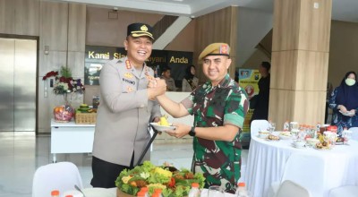 Danyonarhanud Datangi Polres Sidoarjo, Ada Apa?