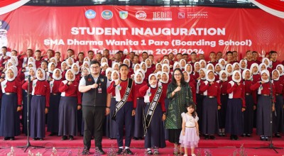 Mas Dhito Kukuhkan Siswa SMA Boarding School, Sebut Tahun Pertama sebagai Pembuktian