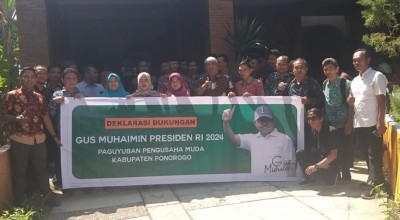 Paguyuban Pengusaha Muda Ponorogo Deklarasi Dukung Gus Imin Calon Presiden 2024