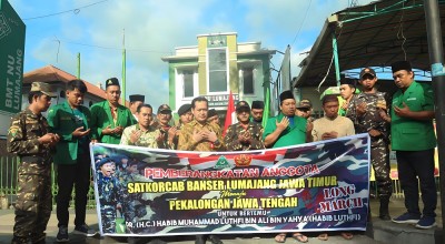 Banser Lumajang Berjalan Kaki ke Pekalongan demi Temui Habib Luthfi