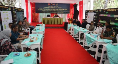 TNI-Polri dan Perguruan Silat di Kediri Duduk Bersama