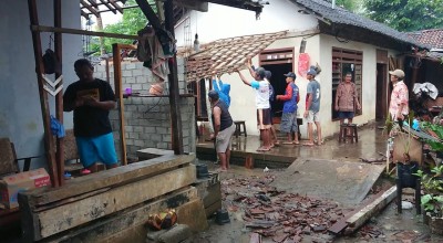 Rumah Warga Tulungagung Terdampak Gempa Bantul