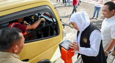 Diresmikan Gubernur Khofifah, Pembayaran Pajak Pasir di Lumajang Lebih Mudah dengan e-Pasir