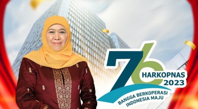 Refleksi Harkopnas ke-76, Gubernur Khofifah Dorong Koperasi Naik Kelas