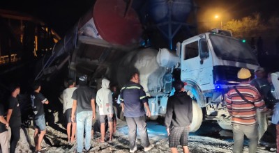 Pekerja Proyek Tewas Tertimpa Mesin Cor Saat Bangun Tanggul Bengawan Solo di Lamongan