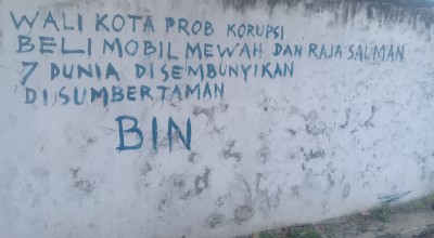 Mural di Probolinggo, Nasihat Spiritual, Pedagang Durian