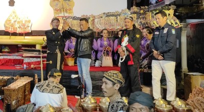 Sosialisasi Gempur Rokok Ilegal, Satpol PP Ponorogo Gelar Pertunjukan Wayang Kulit