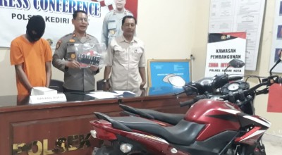 2 Remaja di Kediri Kompak Curi Motor untuk Jajan