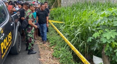 Mayat Misterius Terbungkus Karung Ditemukan di Sawah Selatan Arca Totok Kerot Kediri