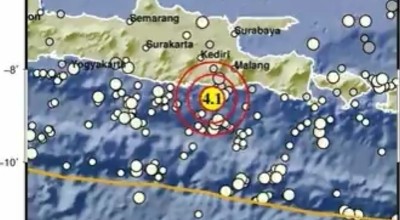 Gempa 4,1 Magnitudo Guncang Kabupaten Blitar