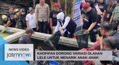 Video: Khofifah Dorong Olahan Lele untuk Menarik Minat Anak-anak
