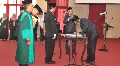 Gus Ipul Lantik Dewan Pengawas dan Direktur PDAM Kota Pasuruan