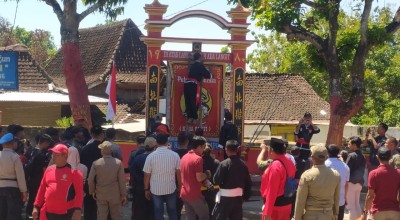 Tugu Pencak Silat Mulai Dibongkar, Kapolres dan Bupati Ponorogo Beri Apresiasi