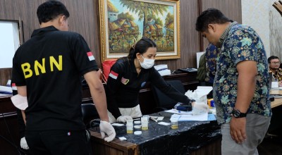 Pelindo Regional 3 dan BNN Gelar Tes Urine Pegawainya, Ini Hasilnya