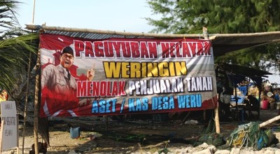 Nelayan Weringin Desak Hentikan Jual Beli Area Pantai Weru Lamongan