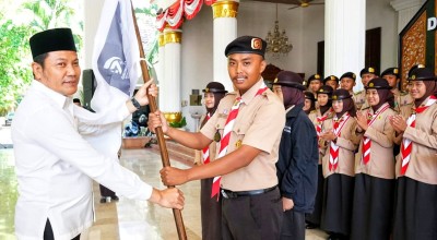Kontingen Pramuka Sidoarjo Berangkat ke Raimuna Nasional XII, Ini Pesan Penting Wabup Subandi
