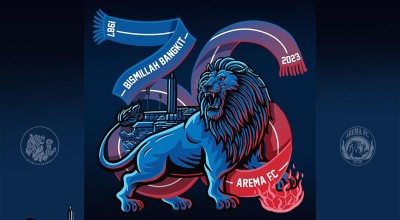 Ini Ilustrasi Baru Arema FC di HUT ke-36, Bismillah Bangkit