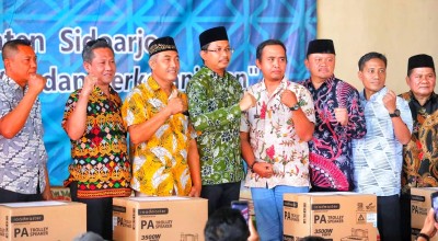 Ribuan RT di Sidoarjo Terima Bantuan Sound System dari Pemkab