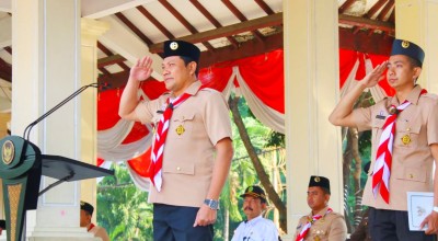 Pimpin Apel Hari Jadi Pramuka ke-62, Wabup Sidoarjo Sampaikan Makna Penting