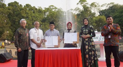Bank Jatim Ikut Urun Revitalisasi Alun-Alun Kota Malang