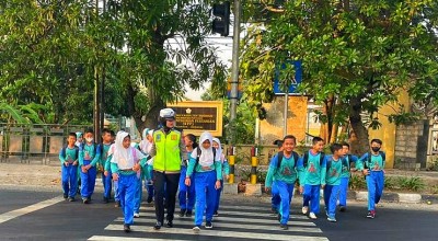 Ini Kegiatan Polwan Sidoarjo di Hari Jadi ke-75