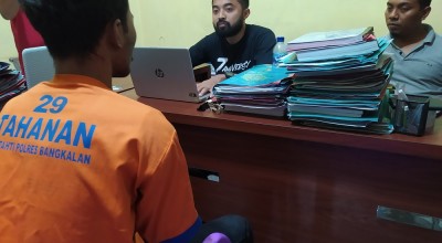 Pencuri Motor Disiram Bensin Warga Bangkalan, Tertangkap saat Beraksi di Ponpes