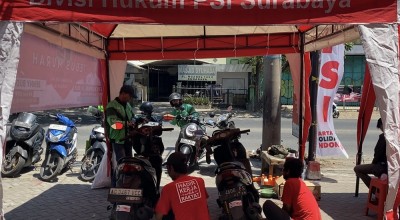 PSI Surabaya Fasilitasi Ojol Tebus Oli Murah, Demi Apa?