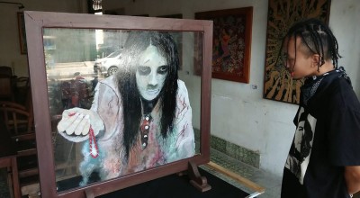 Perupa Tua Tulungagung Unjuk Karya di Pameran D'Classic Komunitas Seketan