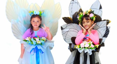 Kostum Buket Bunga Karya Warga Lawang Warnai Perayaan HUT RI ke-78