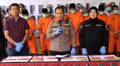 8 Tersangka Kasus Narkoba Diamankan Polres Sumenep