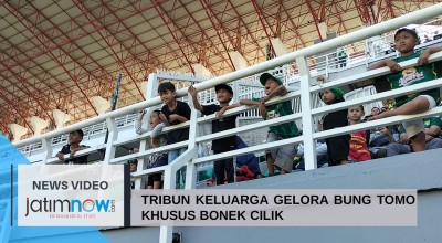 Video: Tribun Keluarga Gelora Bung Tomo Khusus Bonek Cilik