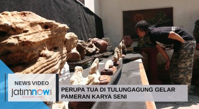 Video: Perupa Tua di Tulungagung Gelar Pameran Karya Seni