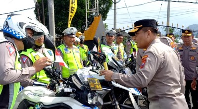 Polres Trenggalek Periksa Kondisi Kendaraan Dinas, Usianya Ada yang 11 Tahun