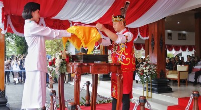 Pimpin Upacara HUT RI, Mas Ipin Sampaikan Pidato Kenegaraan Bung Karno