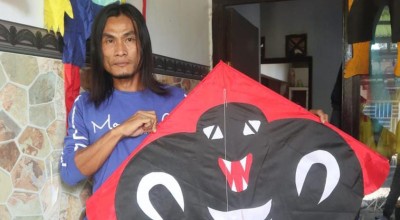 Bisnis Layangan Karakter, Pria Tulungagung Ini Raup Cuan Jutaan Rupiah