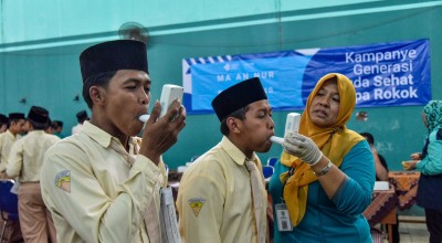 1.200 Siswa di Malang Jalani Tes CO Analyzer, Ikhtiar Jauhkan Anak dari Asap Rokok