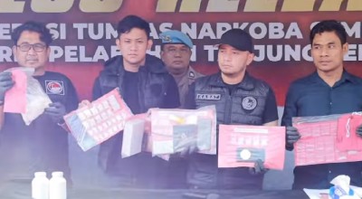 16 Tersangka Diamankan Polres Pelabuhan Tanjung Perak dalam Operasi Tumpas Narkoba