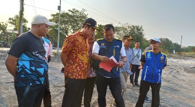 Tangani Banjir Kota, PU SDA Lamongan Kebut Pengerjaan Kolam Retensi