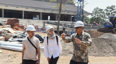 Revitalisasi Alun-alun Kota Kediri, Ini Progresnya