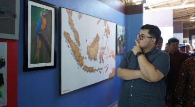 Mas Dhito Berharap Kampung Lukis Ruslan Cetak Banyak Pelukis di Kabupaten Kediri