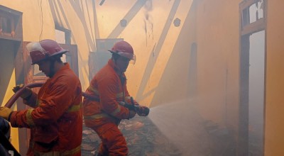 Lupa Matikan Kompor, 3 Rumah di Trenggalek Ludes Terbakar