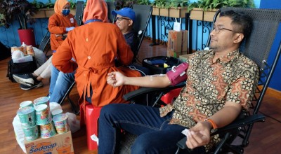 Rayakan 2 Tahun Merger, Pelindo Regional 3 Kumpulkan 154 Kantong Darah