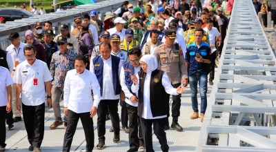 Jembatan Mujur II Lumajang Diresmikan: Pulihkan Koneksitas Ekonomi, Pendidikan dan Sosial