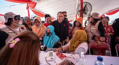 Warga Surabaya Antusias Ikuti Baksos Kapal Laksamana Malahayati, Eri Cahyadi: Terima Kasih PDI Perjuangan