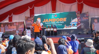 Diapresiasi Gubernur, Jambore Relawan se-Jatim jadi Ajang Darma Bhakti dan Pesta Rakyat