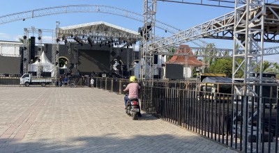 350 Personel Amankan Festival Literasi Digital di Alun-Alun Ponorogo, Menampilkan Naff dan D'Masiv